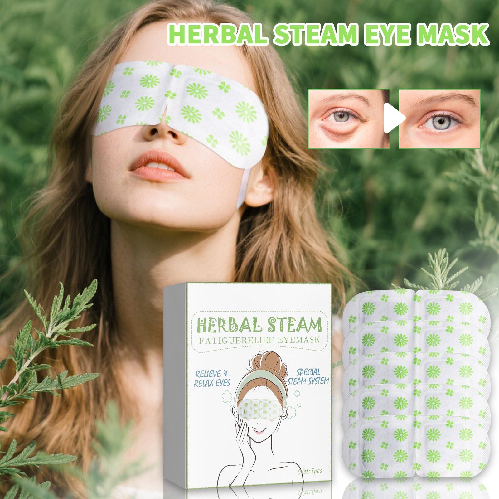 

Одноразовые согревающие маски для глаз и успокаивающие патчи для глаз при усталости и дискомфорте 5 шт./коробка One Size белый