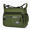 Pánská taška přes rameno Oxford látková Casual Travel Crossbody taška Velkokapacitní Malá čtvercová taška středního věku Taška na nářadí