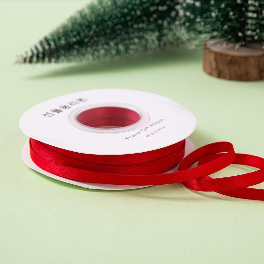 Korejská polyester-bavlna matná stuha pro DIY mašle a vlasové doplňky, 1 cm