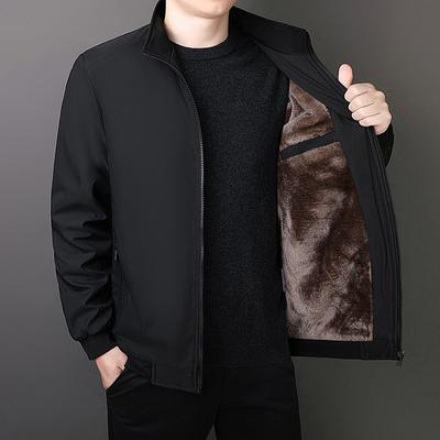 Plus Size 7XL 8XL Fleece Men's Winter Jacket Coat Thick Warm Business Jacket Men Autumn Windbreak Jacket Man Luxury Parka Coat