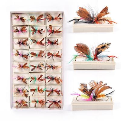 Fly Fishing Lures 48pcs/Lot Dry Flying Lures/Hooks Single Hook Dry Fishing Lure Fishing Tackle