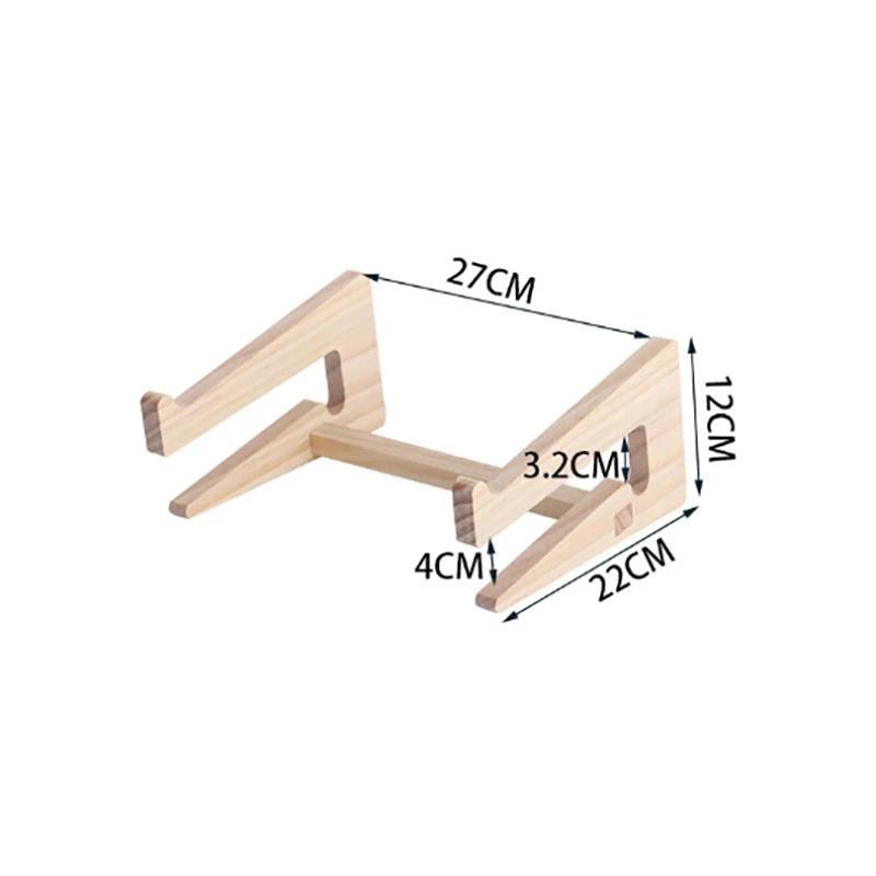 Computer Stand Wooden Laptop Stand Detachable Base Computer Cooling Stand Suitable for Laptops