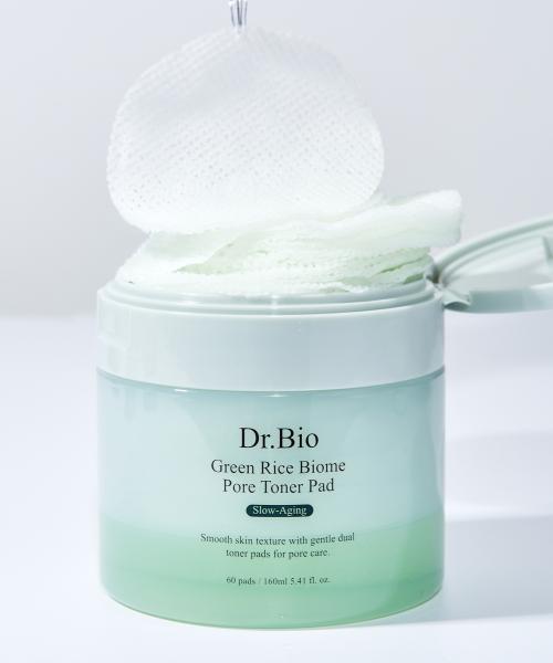 Dr. Bio Green Rice Biome Whitening Toner Pad 160ml NONE