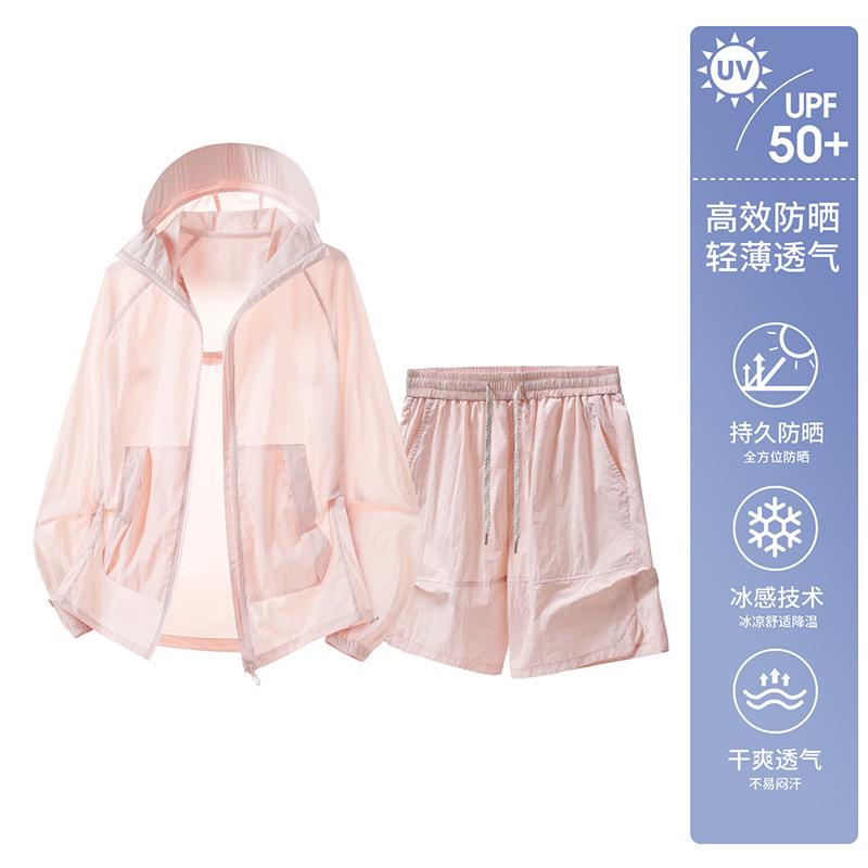 Outdoor sunscreen clothing for women 1011 summer new UPF10 + breathable loose large size sunscreen clothing thin jacket for men