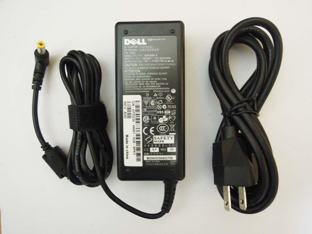 

DE 501 Совместимый адаптер переменного тока для ноутбука Dell Latitude Inspiron Vostro1200 60 Вт / PA-16 19 В-3,16 А