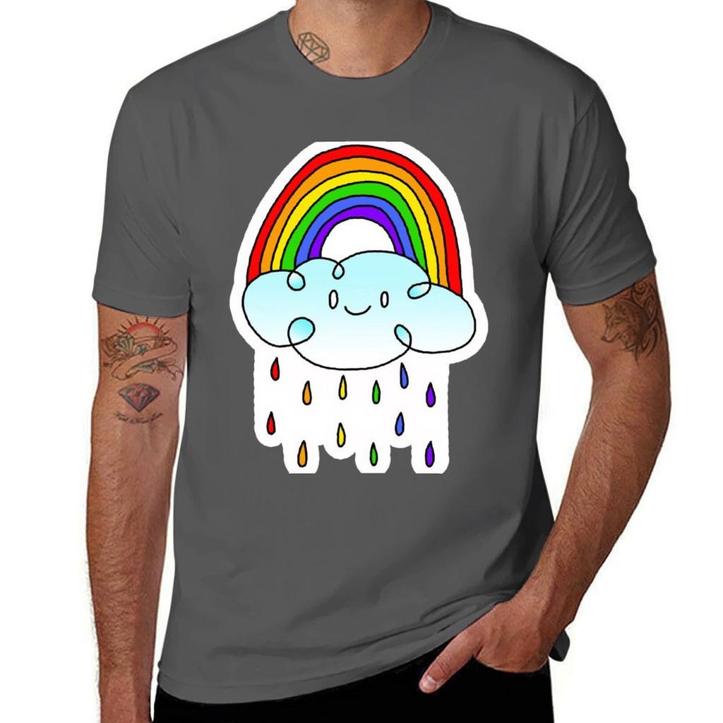 Rainbow Tshirt Plus Size Everyday Tee Shirt