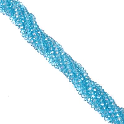 Vente chaude 145 pièces accessoires de bijoux en vrac 4 mm multicolore cristal verre perles d'espacement de haute qualité bricolage en gros collier bracelet fabrication de perles