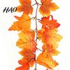 Reusable Artificial Garland 100/175/200CM Maple Leaf Garland, UV Resistant Faux Autumn Leaves Festive Hanging Rattan, Realistic Vine for Thanksgiving