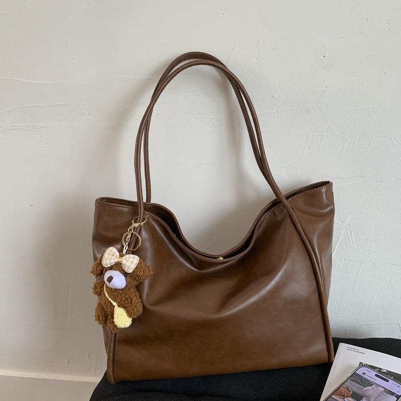 

Large-capacity Summer Vintage Stylish and Casual Single-shoulder Tote Bag жовтий