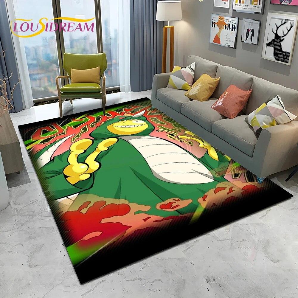 Cartoon Assassination Classroom Anime Carpet Rug for Home Living Room Bedroom Sofa Doormat Decor,kid Area Rug Non-slip Floor Mat