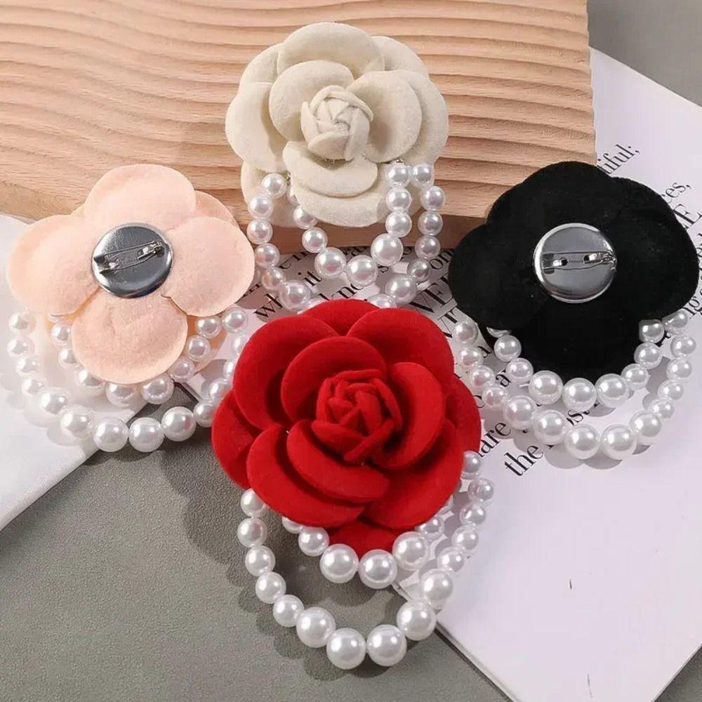 

Fashion Pearl Tassel Corsage Vintage Lapel Pins New Jewelry Brooches