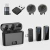 M3 Wireless Collar Clip Microphone with Charging Case, Dual Storage, Noise Reduction, for Mobile Live Broadcasts.