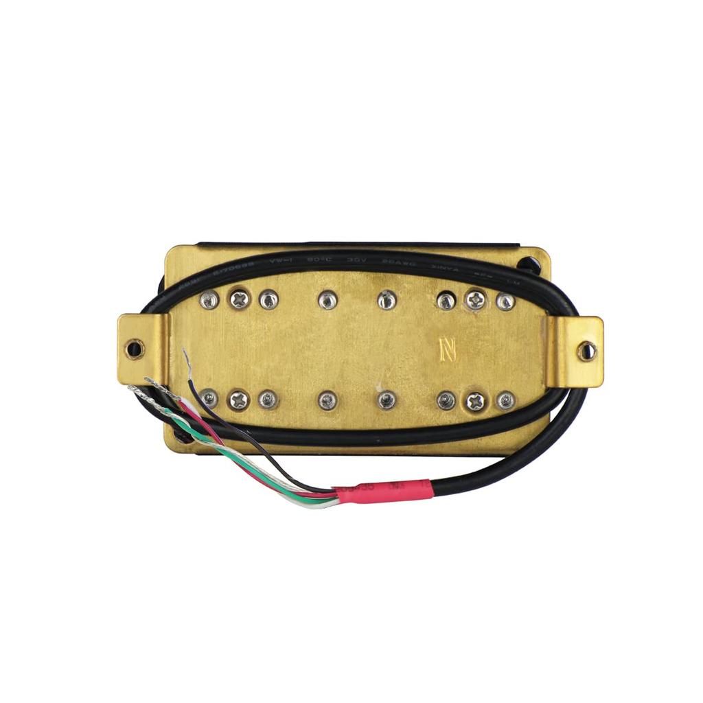 FLEOR Doză Humbucker pentru Chitară Electrică Set Doză Dublă pentru Puntea Chitării și Doză pentru Gât - (Negru + Crem)