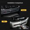 Car Central Control Sound Adjustment Knob Cover for Volvo XC60 2018-2026 Volume Button Decorative Frame Accessories