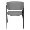 Larisa GRAY UPHOLSTERED CHAIR, minimalist