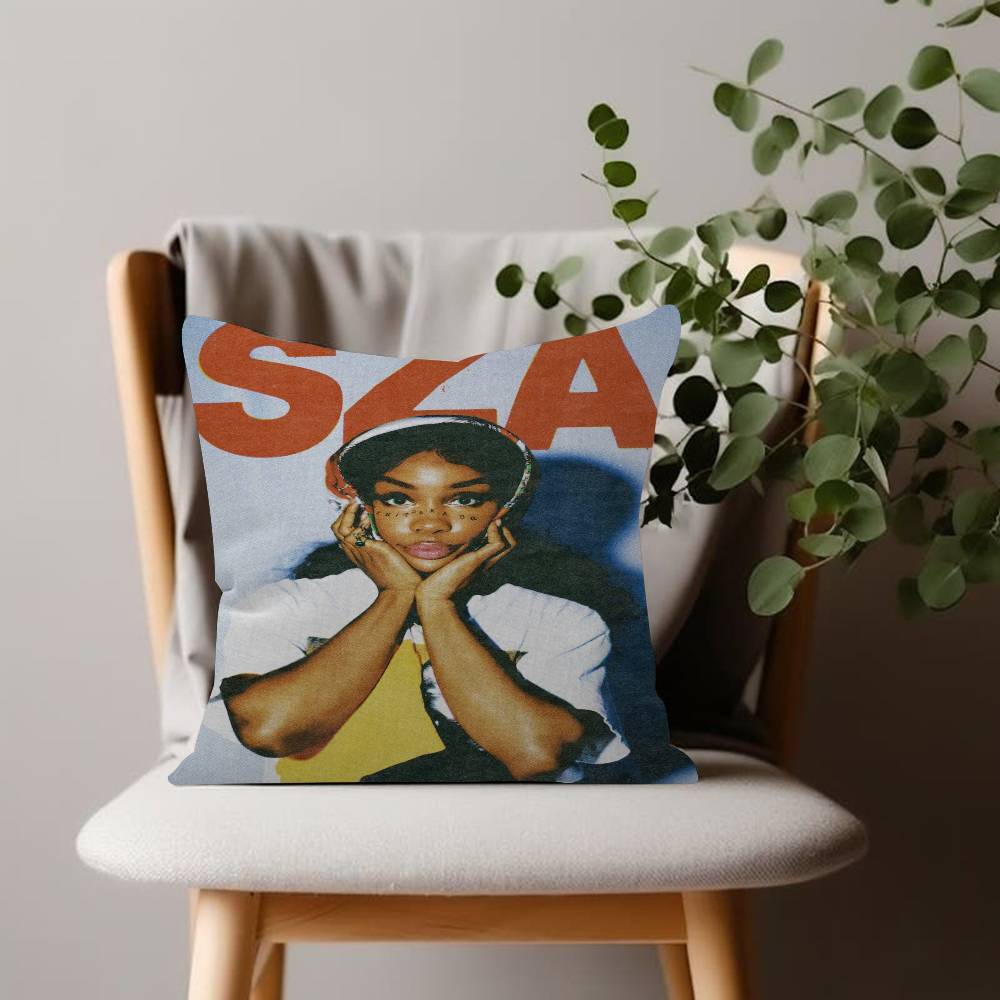 Pop Singer Sza Pillow Cushion Cover Pillowcase Living Room Sofa Home Decor Customized