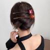Non-Slip Horizontal Hair Clip Candy Color Clip Hairpin Sweet Hair Styling Tool  Back Head Updo