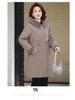 Mom's 2025 Mid-Length Reversible Winter Coat with Plus Velvet for Middle-Aged and Elderly Women
