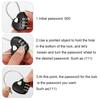 Resettable 3-Digit Padlock Heart Password Padlock Outdoor Luggage Code Padlock Valentine'S Day Gift