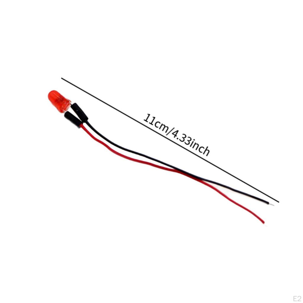 HO Scale Trains Light Blub LED Signal Sturdy Replacement Easy To Install 1/87 for Train