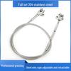 304 Stainless Steel Clothesline Wire Rope Tensioner Hook and Locking Buckle