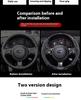 Car Suede Carbon fiber Anti-slip Ventilate Steering Wheel Cover For Subaru STI Brz Wrx Xv Ascent Forester Outback Impreza Legacy VV333