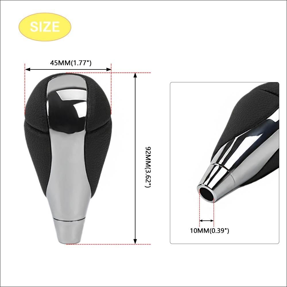 Toyota General Purpose Lexus Look Shift Knob Gear Head 0.3 inch (8 mm) x
