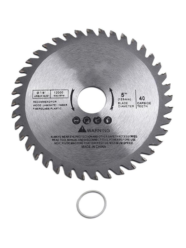 Alloy Saw Blade 40 Teeth Circular Disc Cutting Woodworking Grinder Diameter Wood 125mm Oscillating Accessories
