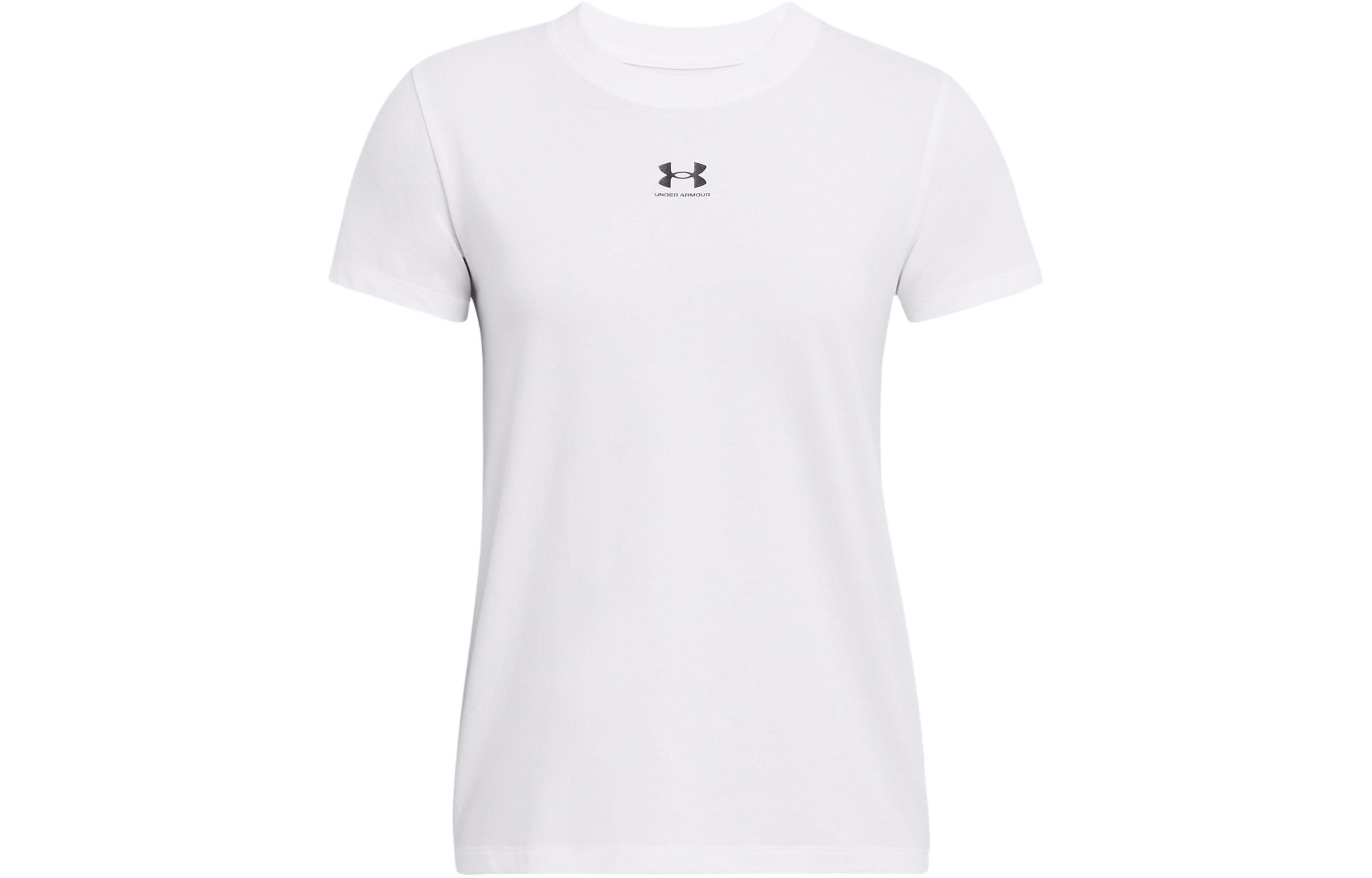 Under Armour T Shirt Women s White 1383648-100 LG