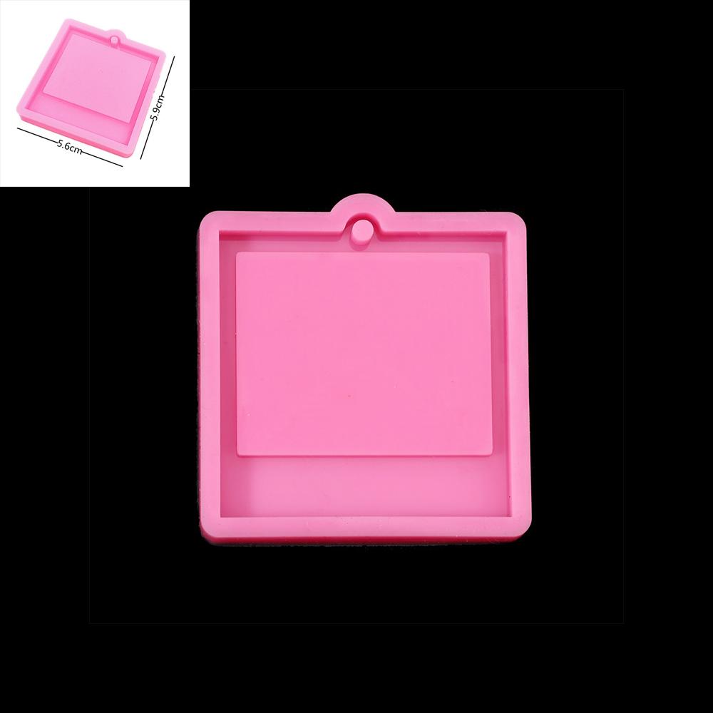 Cat Bear Paw Dog Bone Tag Pendants Silicone Mold Heart MP3 Keychain Epoxy Resin Molds For DIY Jewelry Handmade Craft Making Tool