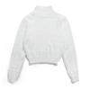Sweater Round Neck All-match Knitted Women Sweater for Daily Wear