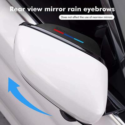 2PCS Car Rearview Mirror Rain Eyebrow Visor Rearview Side Snow Sun Visor Rain Cover For 5 Series G30 G31 G32 G38 2021 2020
