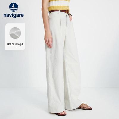 Women's Pleated Loose Wide-Leg Pants