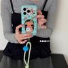 Pink flower cute girl ins15 for 17pro apple 17ProMax mobile phone case iPhone16Pro
