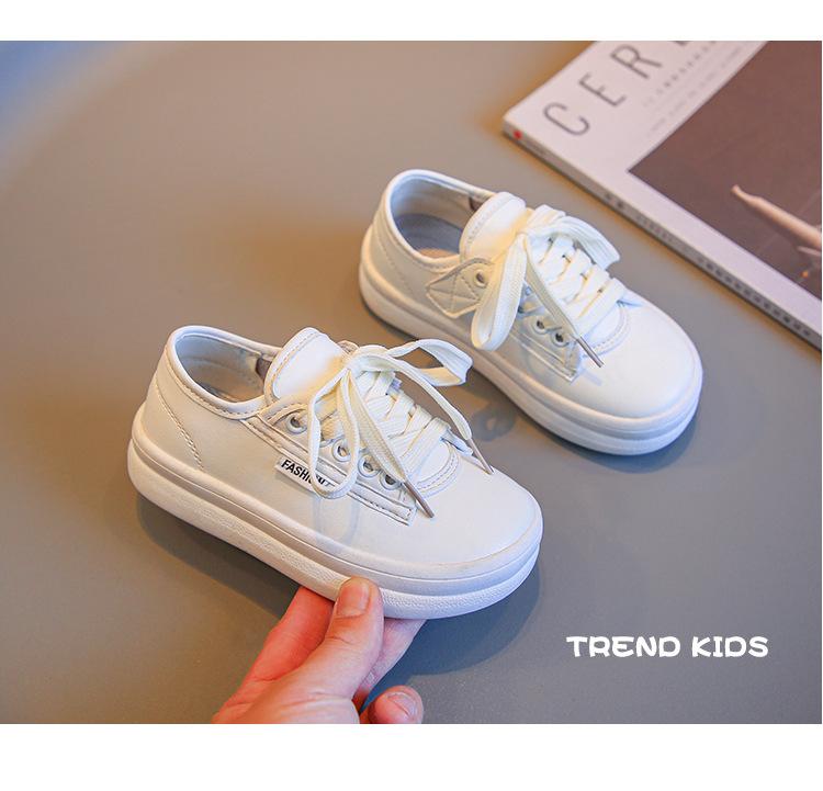 

Version 2025 soft-soled non-slip new trendy shoes women s sports shoes little white shoes children s Korean version girls shoes running students 26