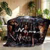 Personalizovaná deka s potiskem The Vampire Diaries s vlastním jménem, bytový dekor, ložnice, pohovka, kempování, gauč, dárky k narozeninám, Vánocům