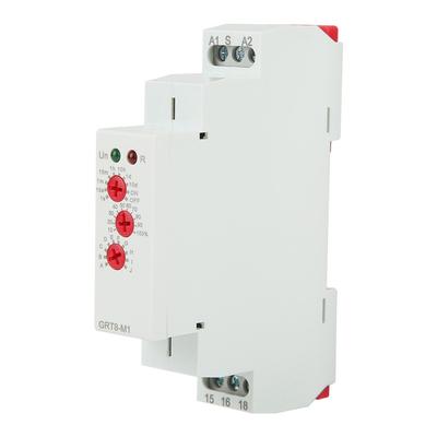 GRT8-M1 Multifunctional Delay Time Relay with 10 Functions DIN Rail Mount AC/ 12V~240V Multifunctional Delay Relay Delay Relay