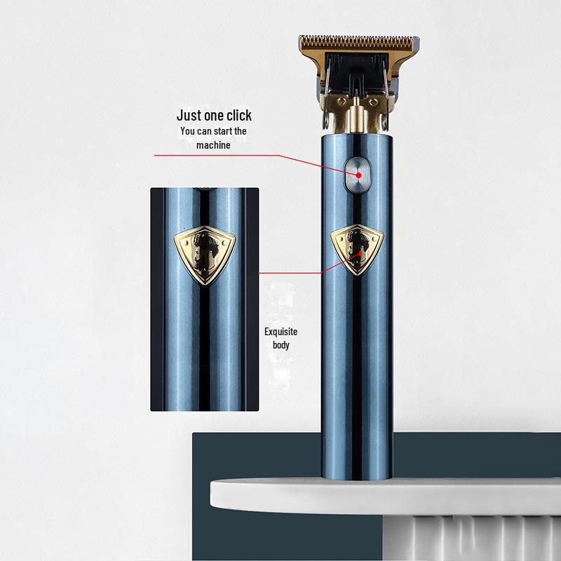 Retro T9 Rechargeable Electric Hair Clipper for Precision Styling