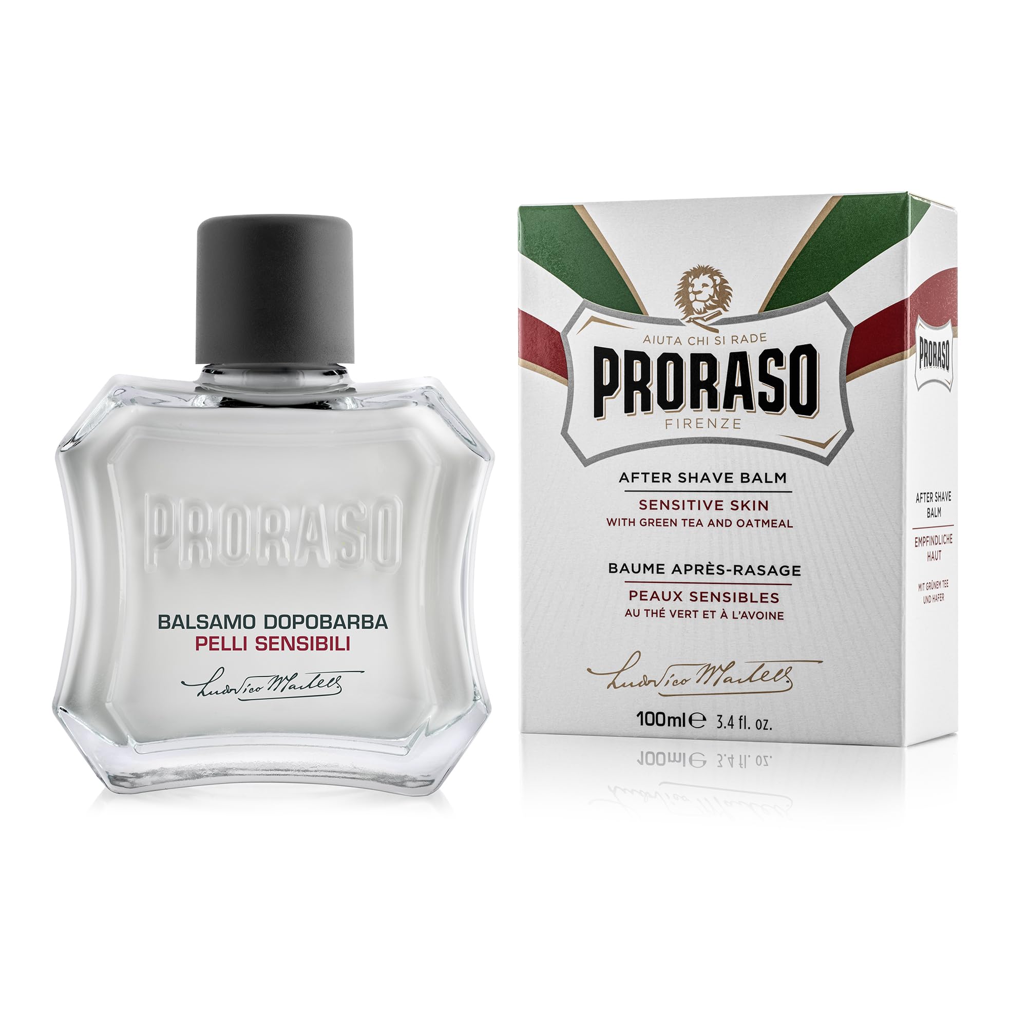 

PRORASO Sensitive Aftershave Aftershave для чувствительной и кожи Сделано в 100 мл Бальзам, Лосьон, Кожа, Бритье, Уход, Италия, (х 1)