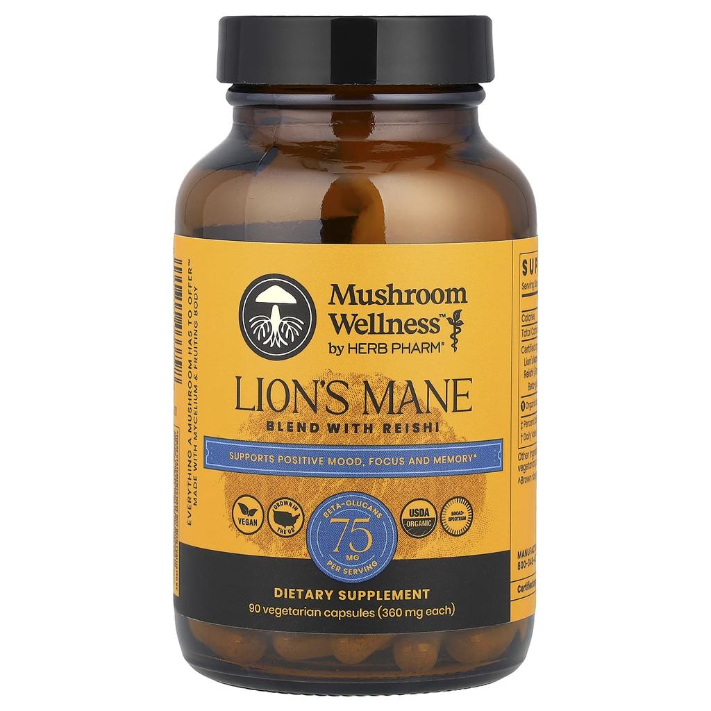 Mushroom Wellness™, Reishi Mushroom Blend, 90 Veggie Caps
