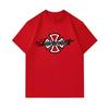 Men's 100% Cotton Crew Neck Short Sleeve T-Shirt, Retro Tribal Cross Graphic Print Casual Soft Breathable Summer Tee Top for Daily Street Wear