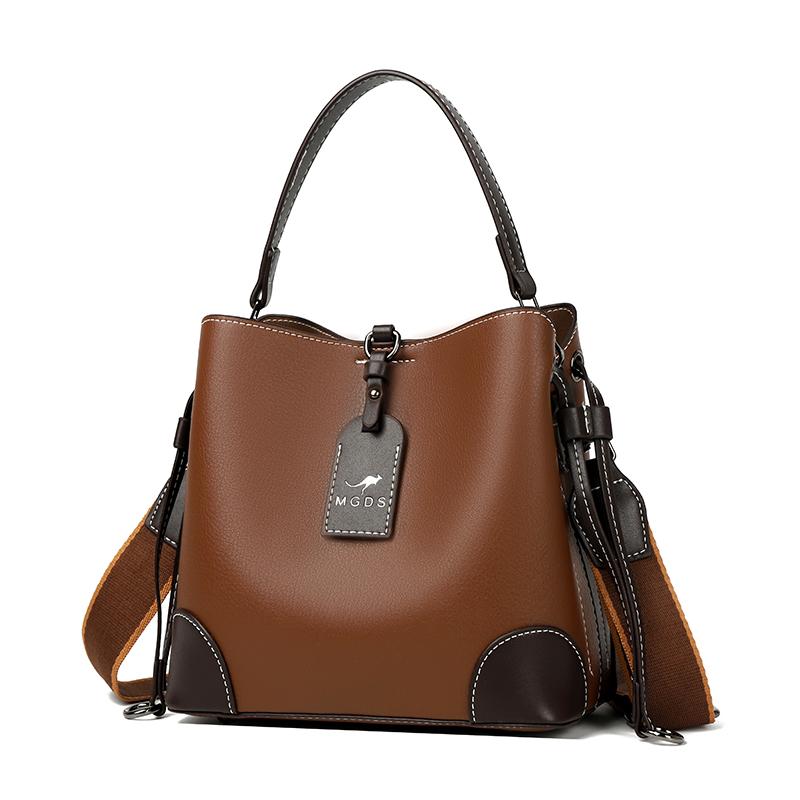 High-Capacity Soft Leather Womens Bucket Bags Fashion Women Shoulder Messenger Bags Luxury Handbags for Women