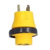 Weatherproof RV Plug Adapter Heavy Duty 30A RV Plug TT-30P To L5-30R  RV Power Connection