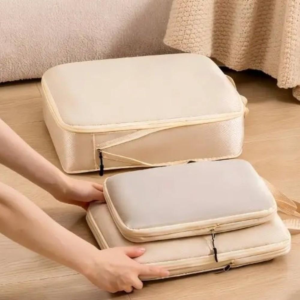 3 pcs/set Large Capacity Travel Compression Packing Cubes Multifunction Travel Storage Bag  Travel