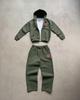 Unisex Hip Hop Street Style Zipper Sports Suit