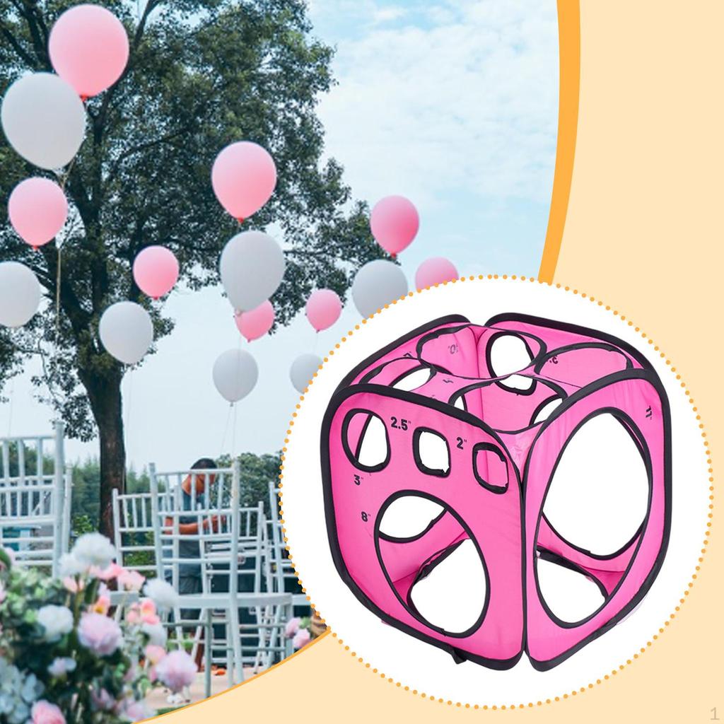 Balloon Sizer Box Size Measurement Repeated Use Wedding Decoration Arch Lightweight Oxford