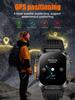 SACOSDING GPS Outdoor Sports Compass BlueTooth Call Smart Watch Waterproof Flashlight Heart Rate Health Smartwatch Information Reminder