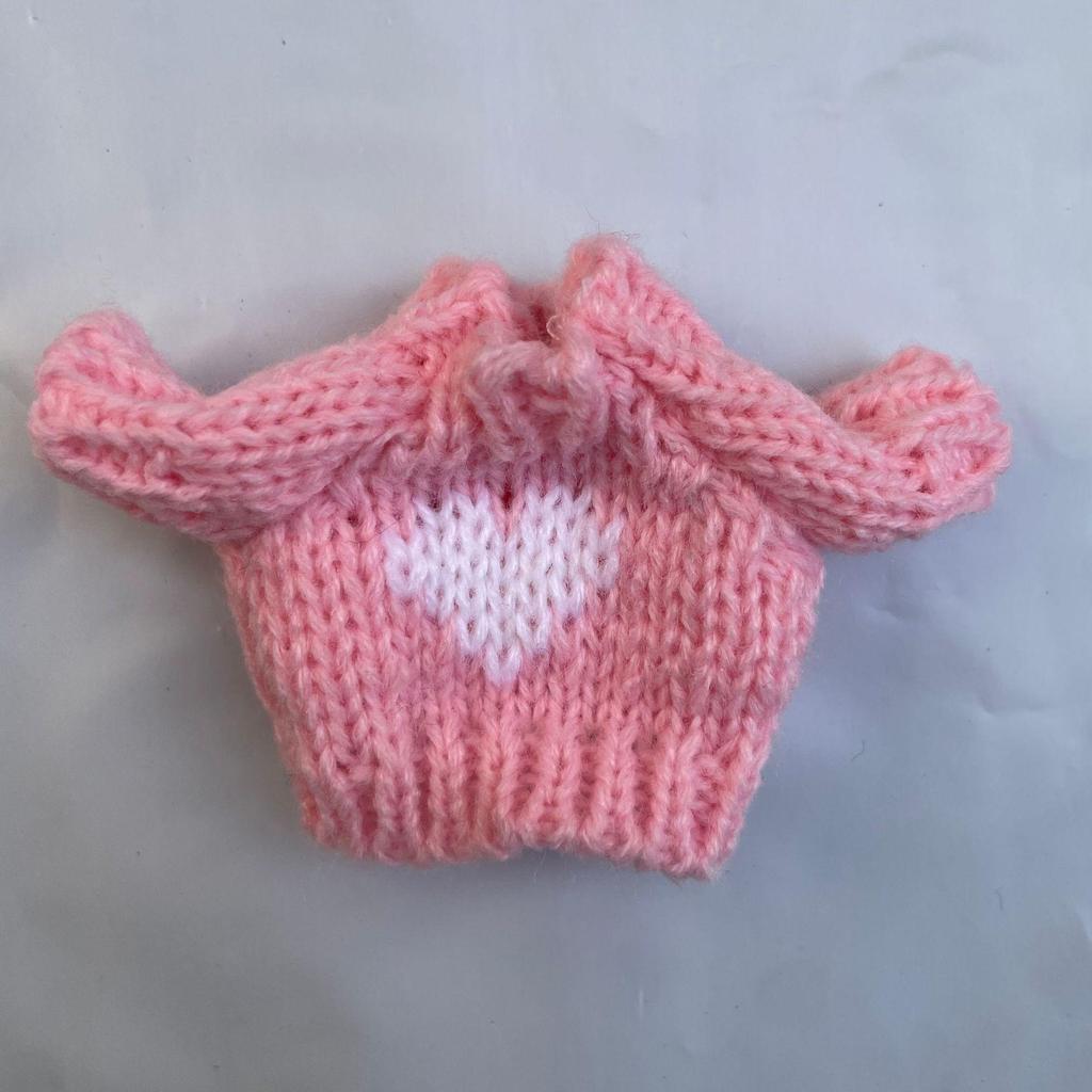 10cm Plush Doll Sweater Accessories for 13cm Palm Dog and Small Dolls