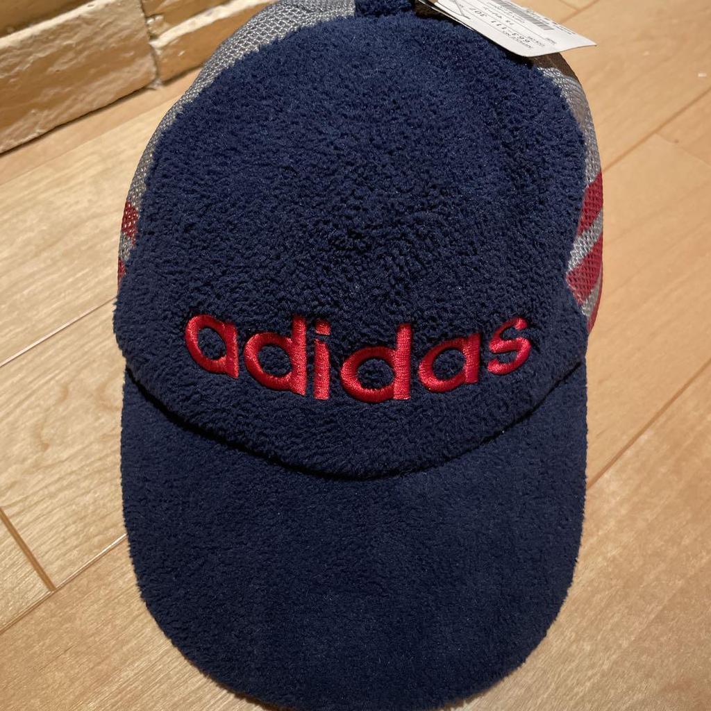 [USED] Deadstock 90s / Daiki Tsuneta / adidas / Cap / Fleece + Mesh