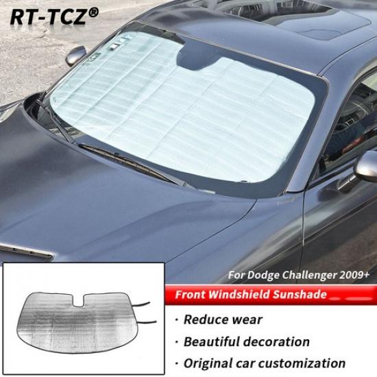 Car Front Windshield Sun Shade Sun Visor protect for Dodge Challenger 2009-